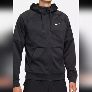 Nike Men's Therma Fit Black Ful Zip Hoodie Jacket Like New XL